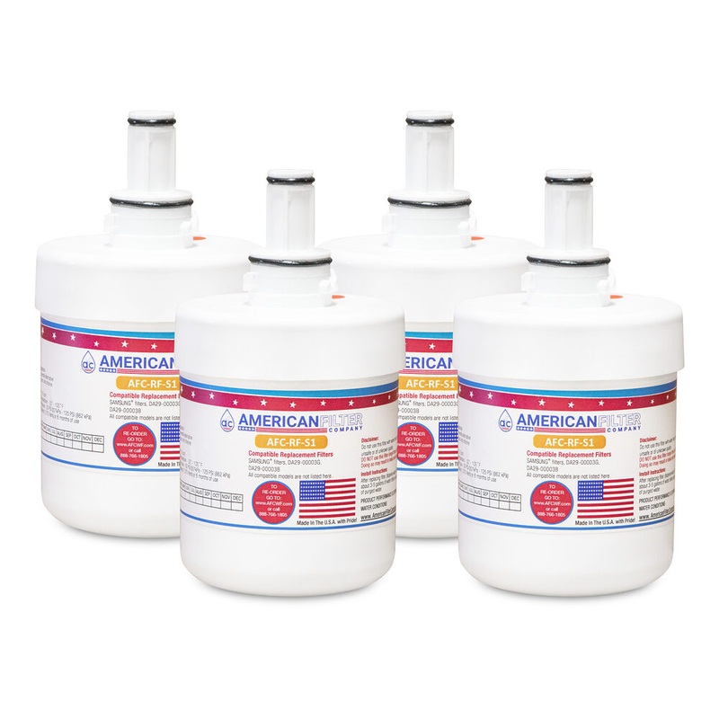 AFC #AFC-RF-S1, Compatible with Samsung RFG298AABP Refrigerator Water Filter -Made in U.S.A.