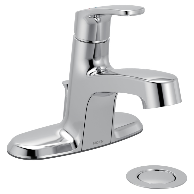 Chateau Chrome one-handle low arc bathroom faucet
