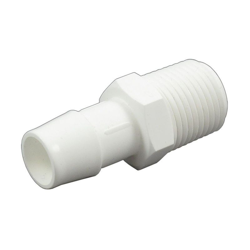 Male Barb Connector Polypropylene – 5/8 ID Barb x 1/2 MNPT