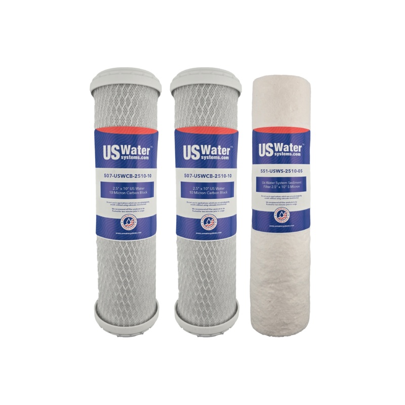 Watts 4 Stage Manifold Reverse Osmosis PWRO4 Filter Pack