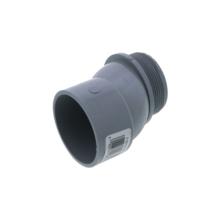 PVC Offset Conduit Fitting 2 MPT x 2 Female Slip