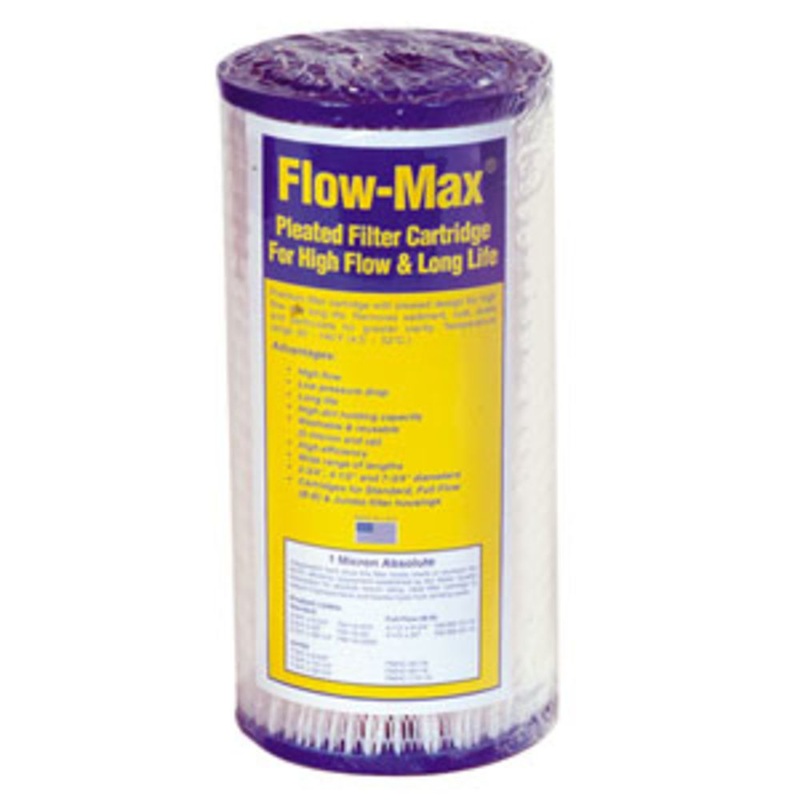 10  4-1/2 BB Flow-Max Pleated – 20 Mic Filter