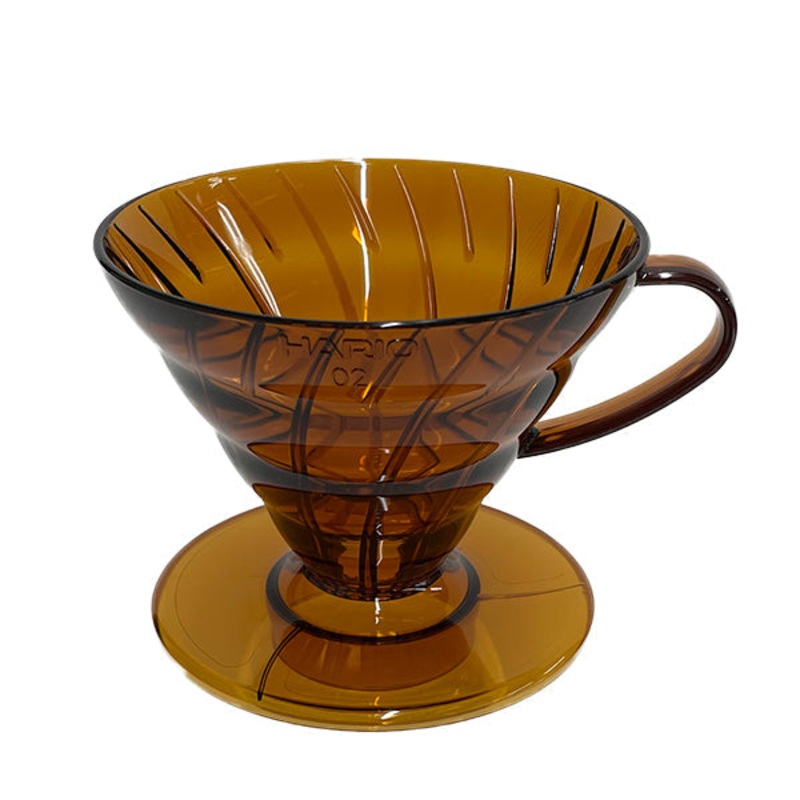 Hario V60 Plastic Dripper|1 Cup|2 Cup|3 Cup|Clear|White|Red|Amber