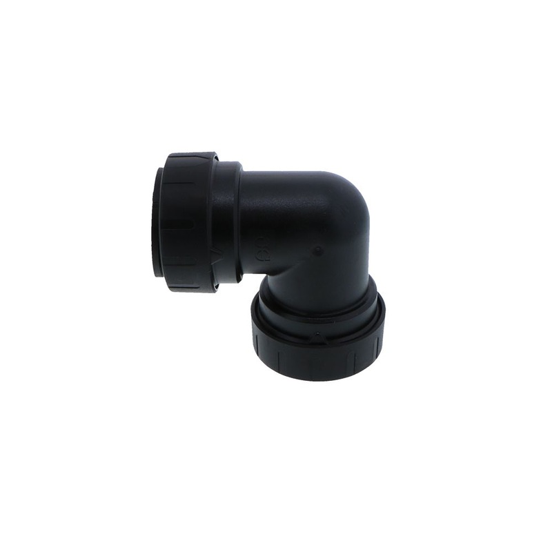 John Guest Black Union Elbow – 3/4 CTS