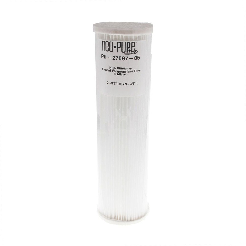 Neo-Pure PH-27097-05 9-3/4 High Efficiency Pleated Filter 5 micron