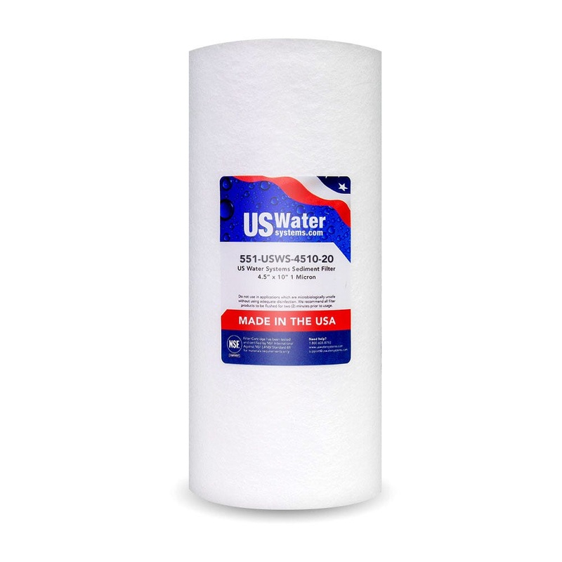 Spun Poly Sediment Filter 4.5 x 10 20 Micron