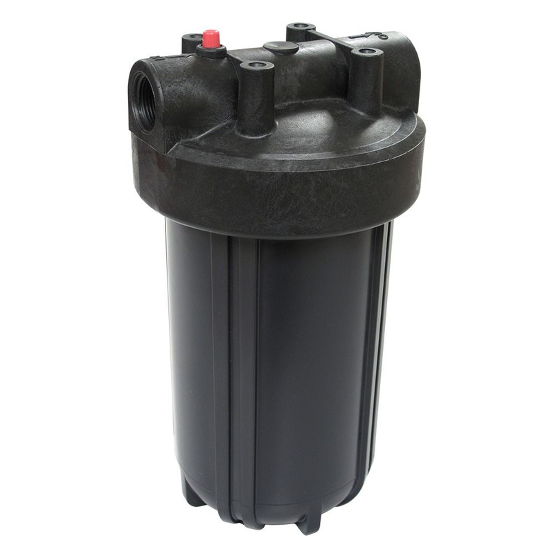Watts Flowmatic 10 Full Flow Water Filter Housing Black/Black w/ PR – 1 FPT