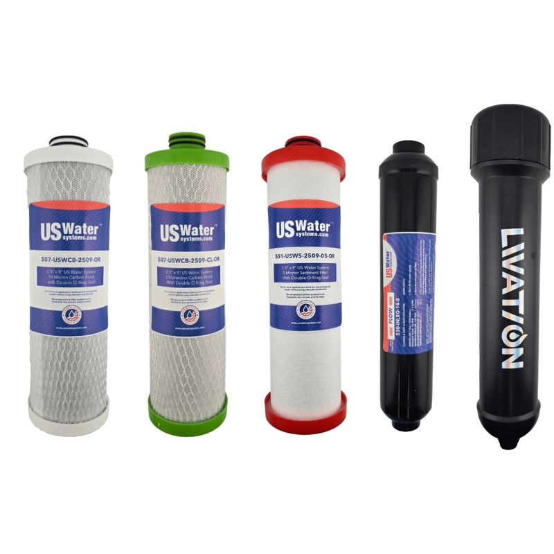All American 6-stage R/O Filter Pack