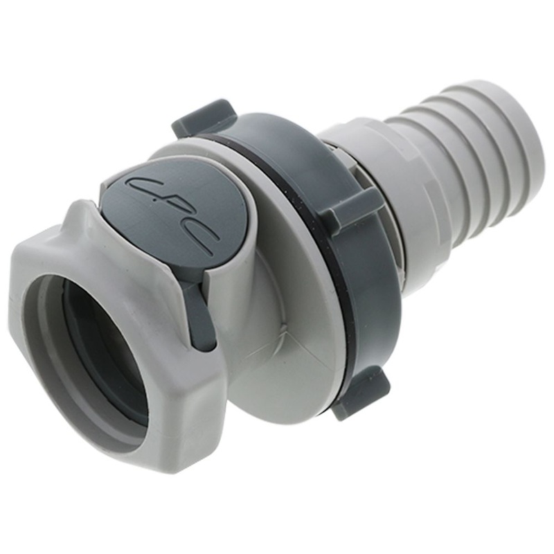 HFC161212 Panel Mount Hose Barb Coupling Body 3/4 ID Barb
