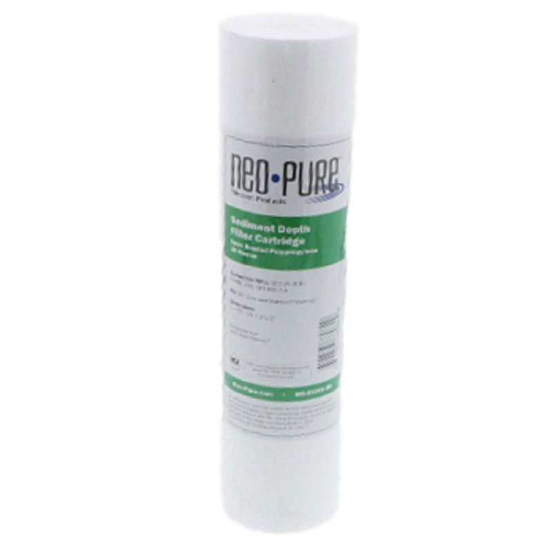 Neo-Pure MB-25098-10 9-7/8 Polypropylene Sediment Depth Filter 10 Mic