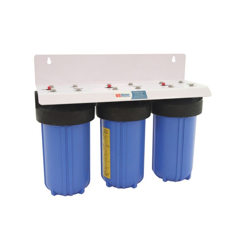 US Water Big Blue 4.5 X 10 Commercial Triple Filtration System