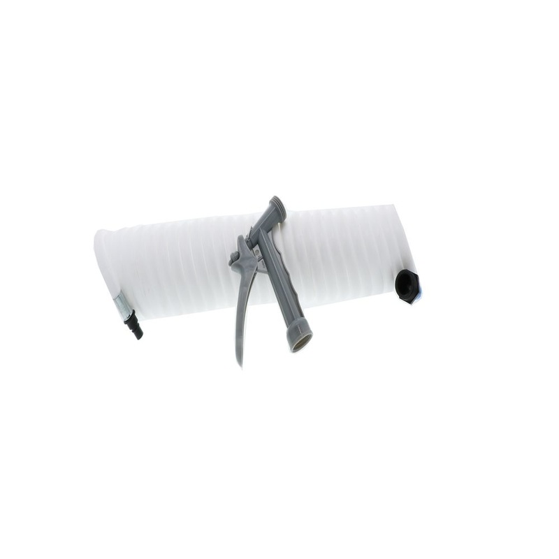Watts AquaLock/SeaTech – SC25203W Supercoil Hose 25′ White with Speed-Tap Hose Adaptor