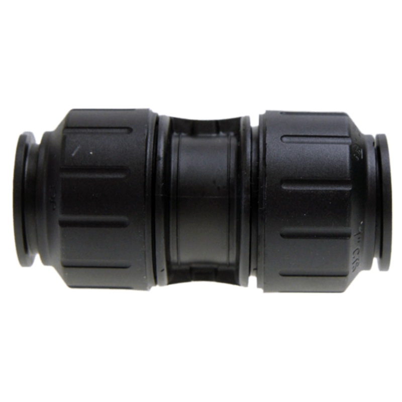 Black John Guest 1 Union Connector –  PEI0436E