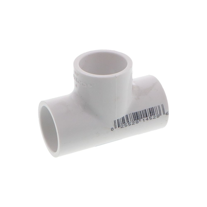 PVC Schedule 40 Slip Adapter Tee  3/4 S x 3/4 S x 3/4 S