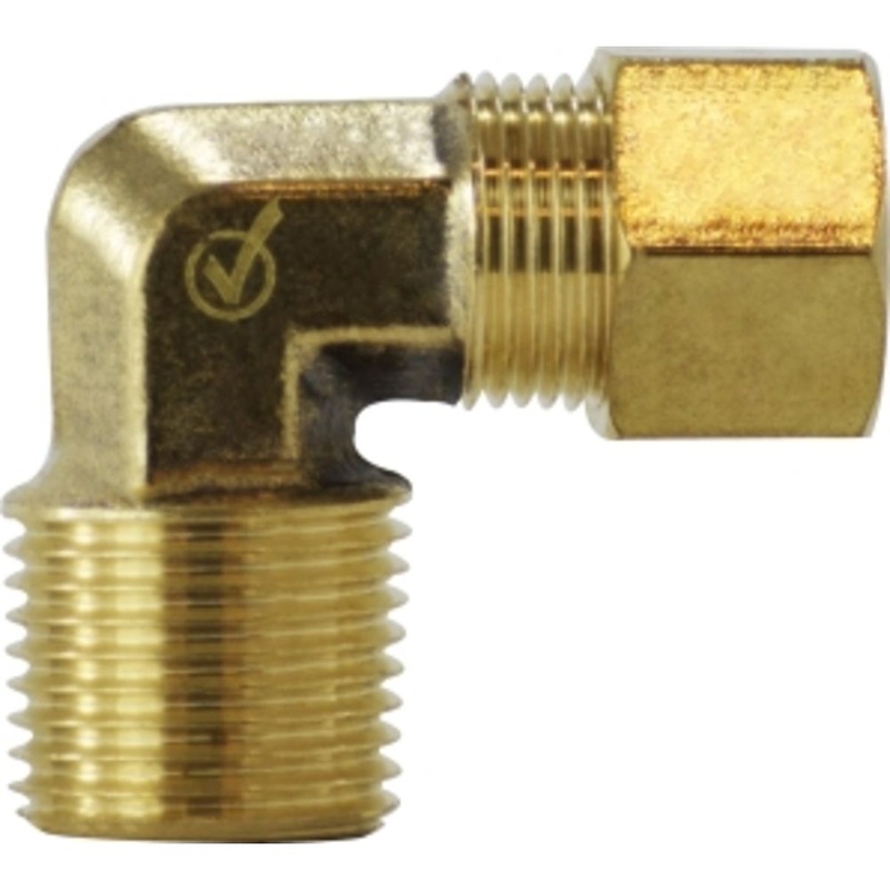 Brass LF 769 1/4 X 1/8 Elbow|Single|Bag of 50|10-Pack