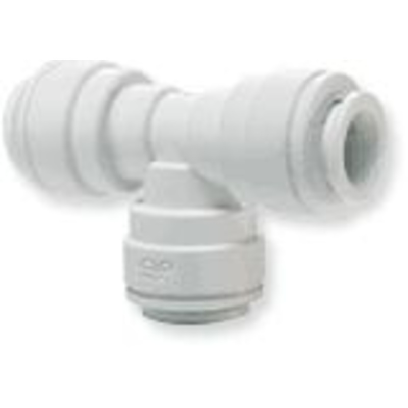 1/2 x 1/2 x 3/8 Tube John Guest Quick Connect Reducing Tee