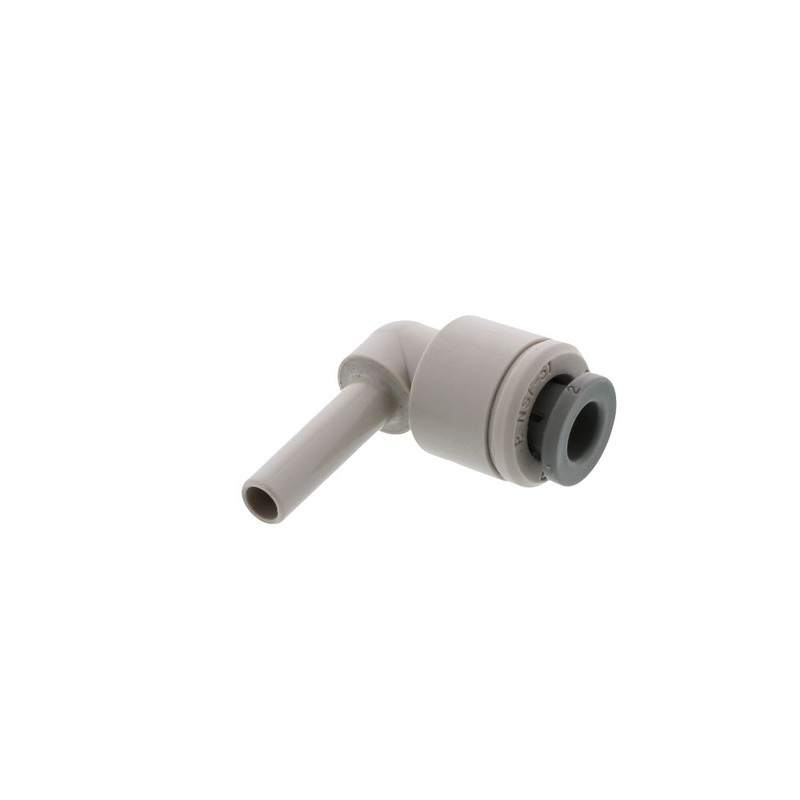 John Guest Stem Elbow Connector – 3/16 Stem x 3/16