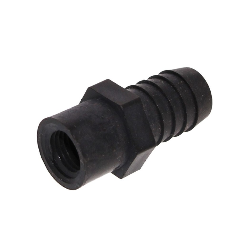 Female Barb Adapter – 5/8 barb x 1/4 FNPT – Black Polypropylene