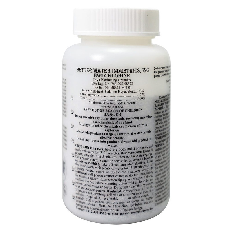 Granular Chlorine – 8oz Jar