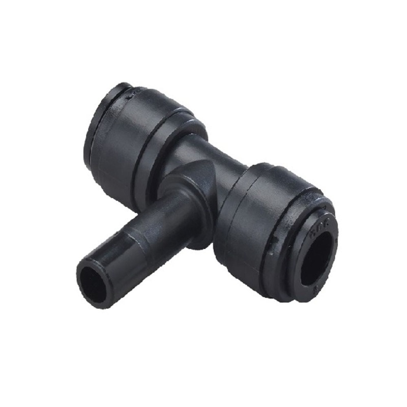 NeoFit – Acetal Black Branch Stem Tee 3/8 tube x stem 3/8