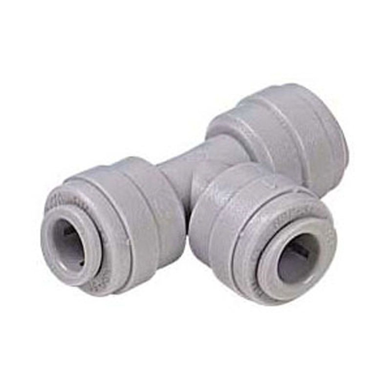 Gray DMfit Union Tee – 1/2 x 1/2 x 1/2 Push-in