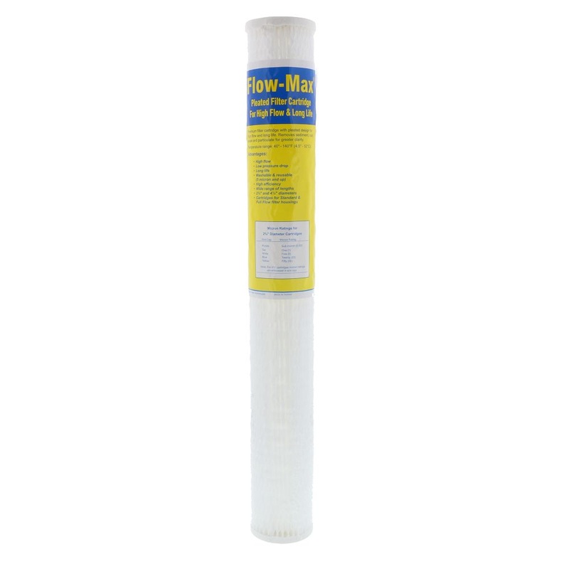 20 x 2-3/4 Flow-Max Pleated Poly – 5 mic