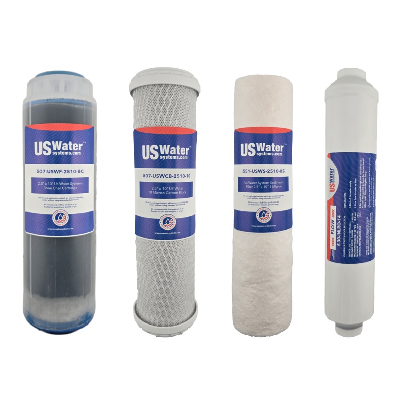 5-Stage Reverse Osmosis Filter Pack with Fluoride Filter | FP5F