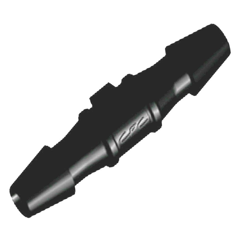 FitQuik Nylon Tube to Tube Straight Fitting Black – 3/32 ID Barb x 3/32 ID Barb