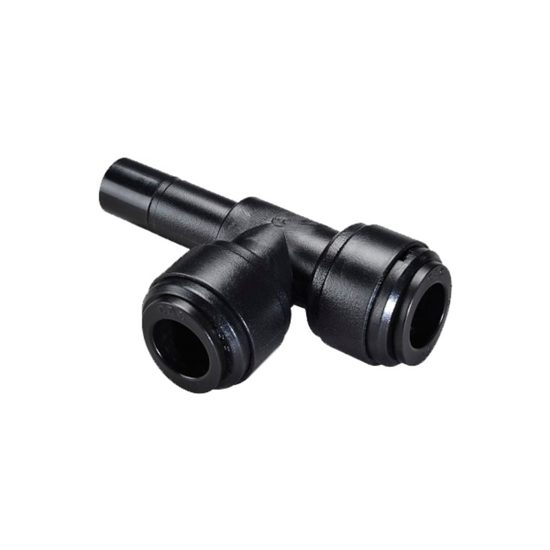 NeoFit – Acetal Black Stem Run Tee 1/4 tube x stem 1/4