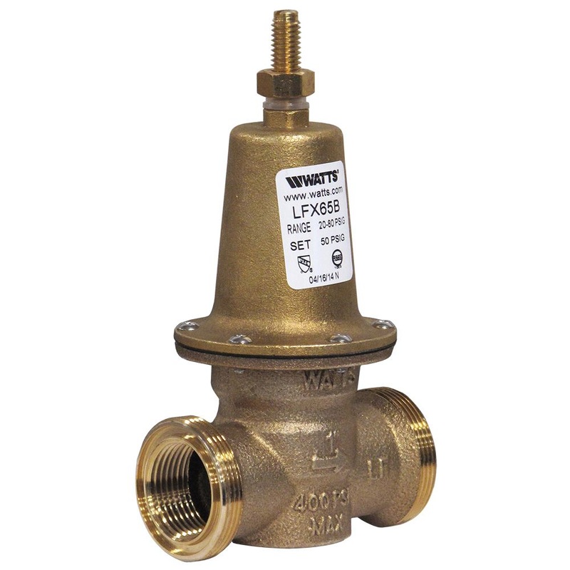 Watts 1 LFX65B Lead-Free Pressure Regulator 1 FNPT