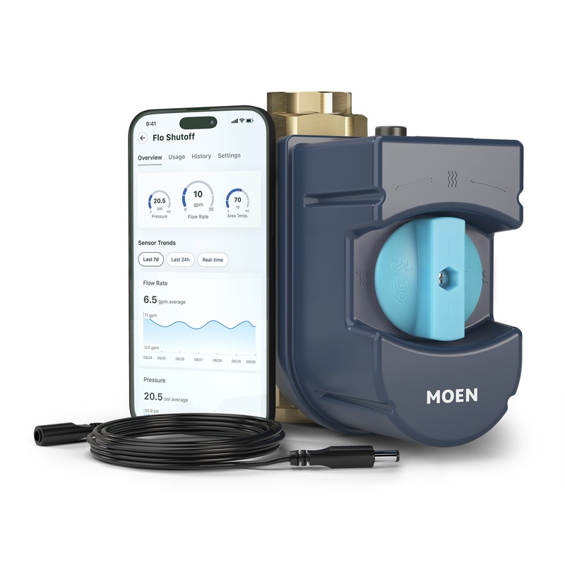 Amica Flo Smart Water Monitor and Shutoff Insurance Bundle