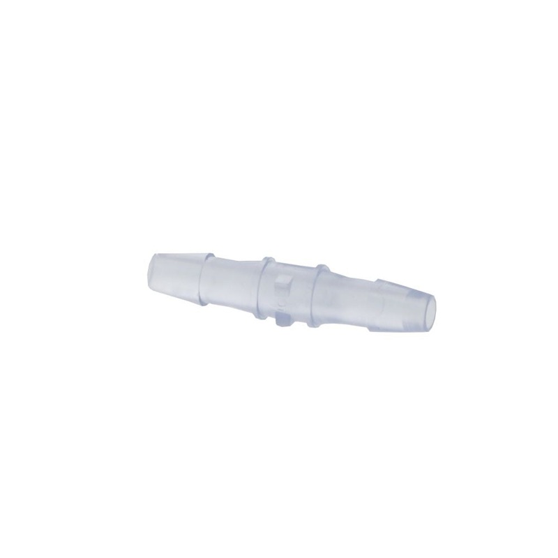 FitQuik Polycarbonate Tube to Tube Straight Fitting – 1/8 ID x 1/8 ID – Purple