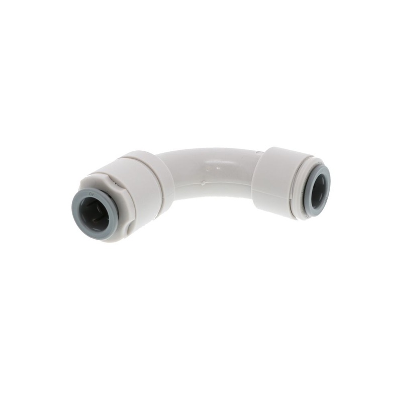 John Guest Superseal Flow Bend Elbow – 3/8 Superseal x 3/8