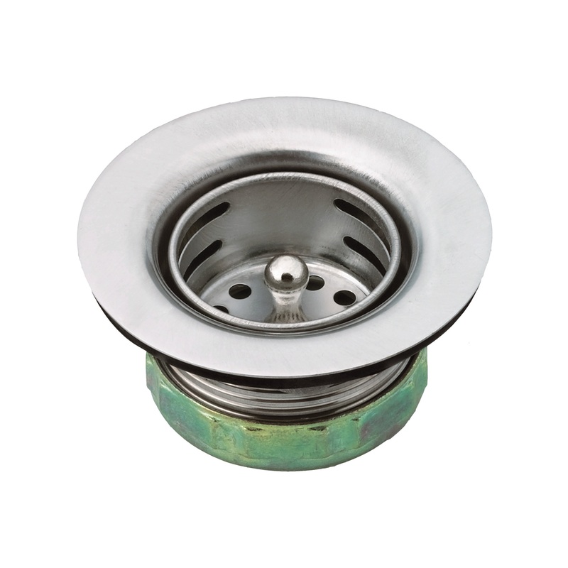 Stainless Steel Basket Strainer with Drain Assembly 2