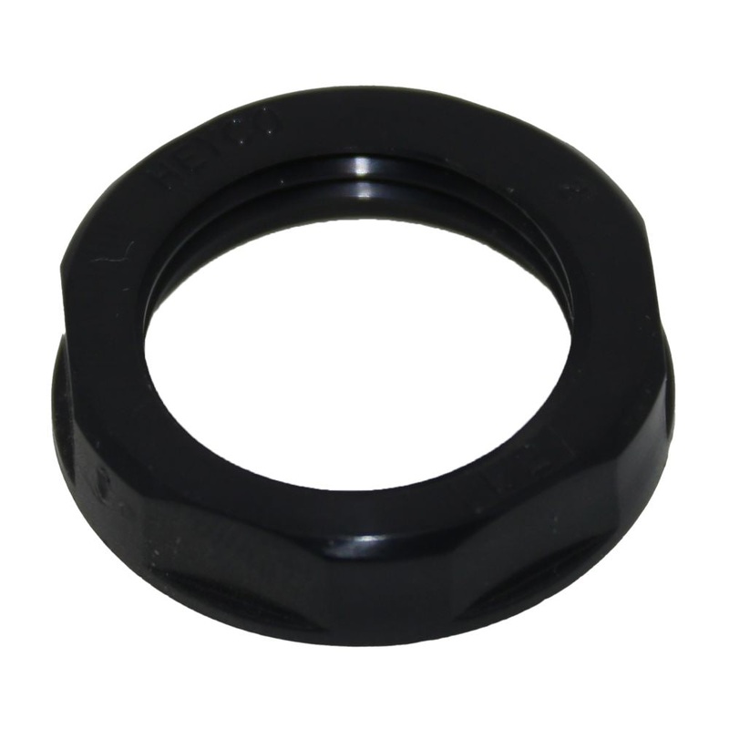 1/2 Black Nylon Locknut