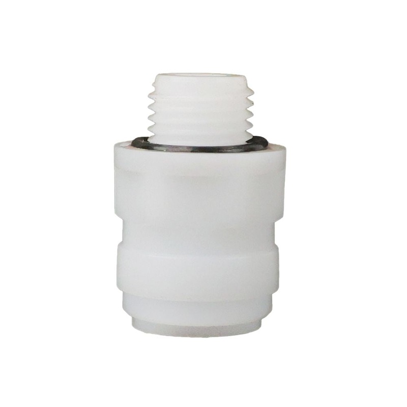 NeoFit – Acetal Natural White Male Connector 3/8 tube x 1/4BSP(P)