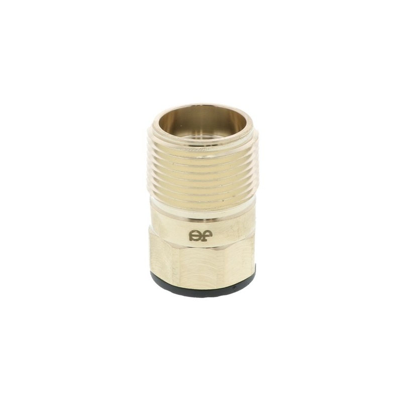 John Guest Lead-Free ProLock Brass Male Connector NPT – 3/4 CTS x 1 NPT