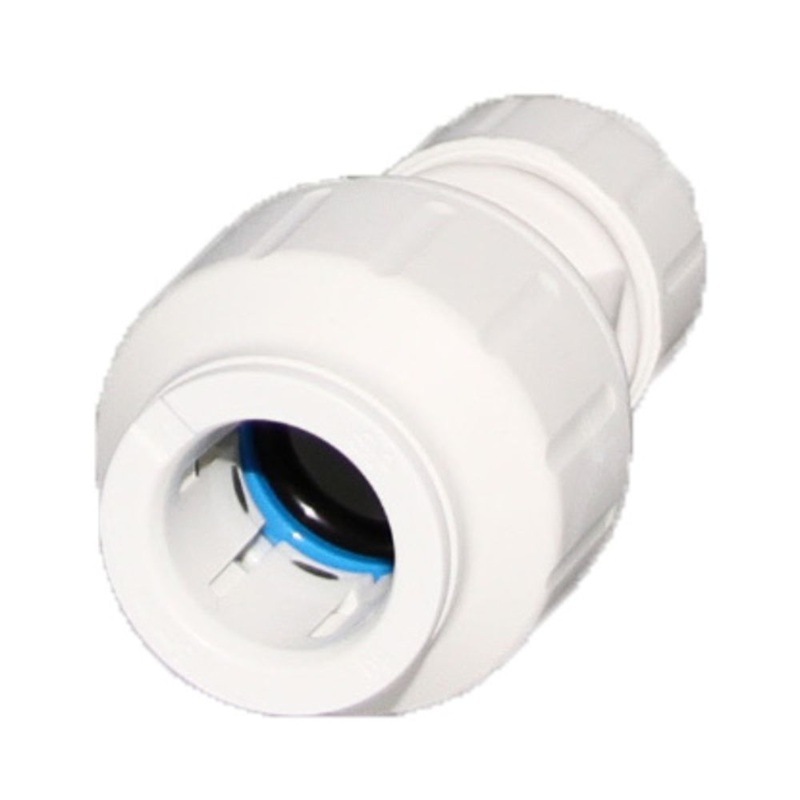John Guest Reducing Union Connector – 15mm x 10mm