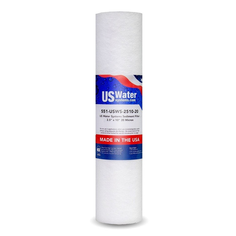 Spun Poly Sediment Filter 2.5 x 10 20 Micron
