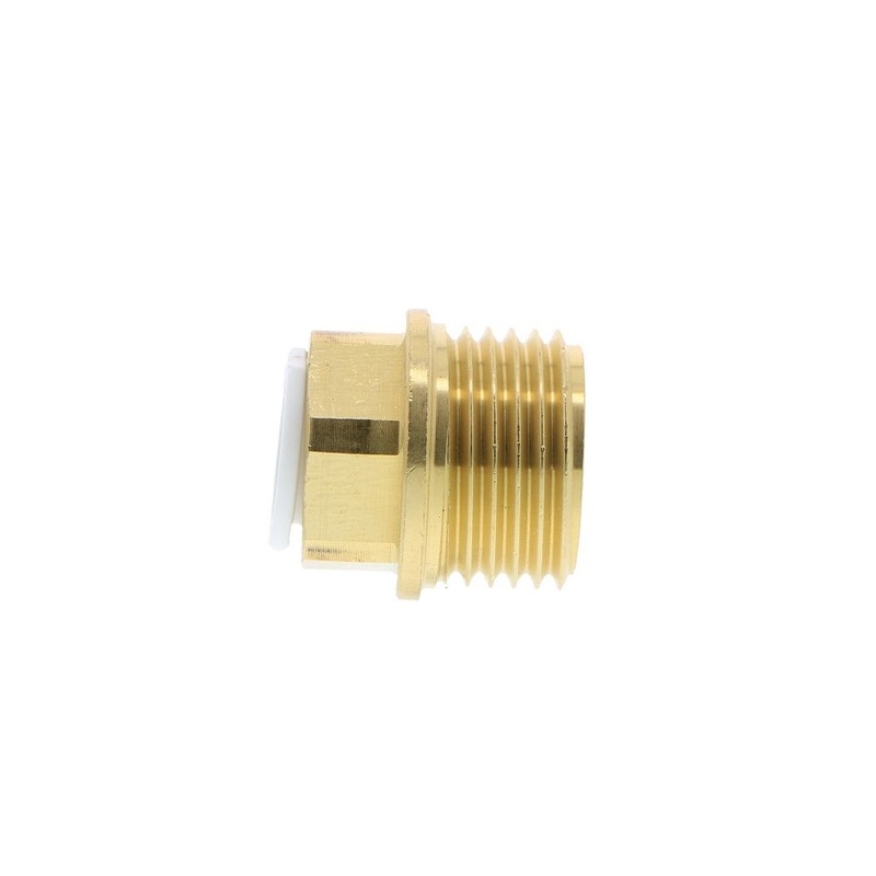 John Guest Brass Male Connector BSP – 10mm x 1/2 BSP
