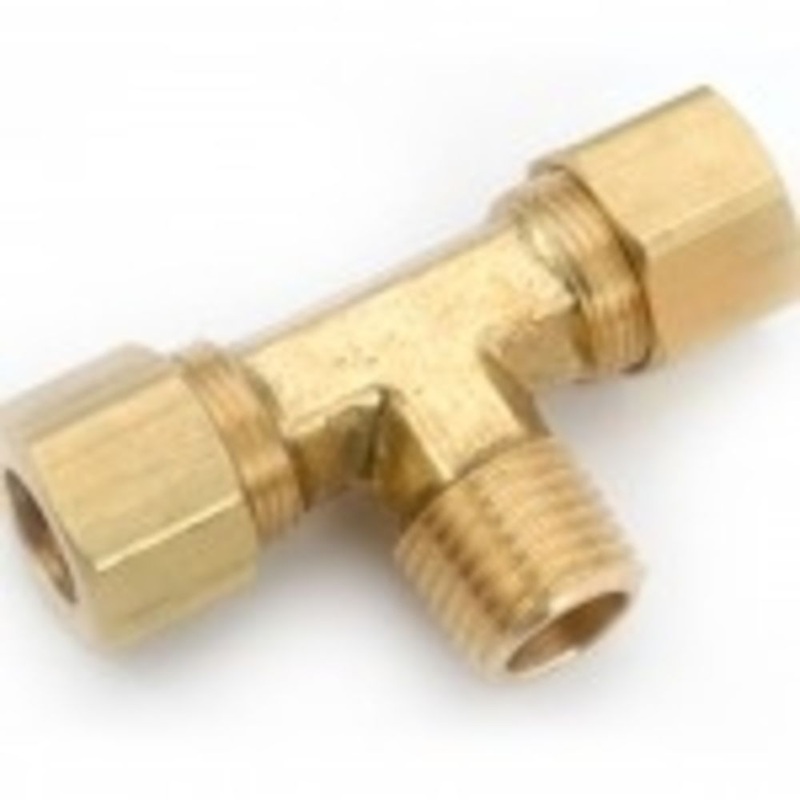 Brass LF 772 1/2 X 3/8 Tee|Single|Bag of 25