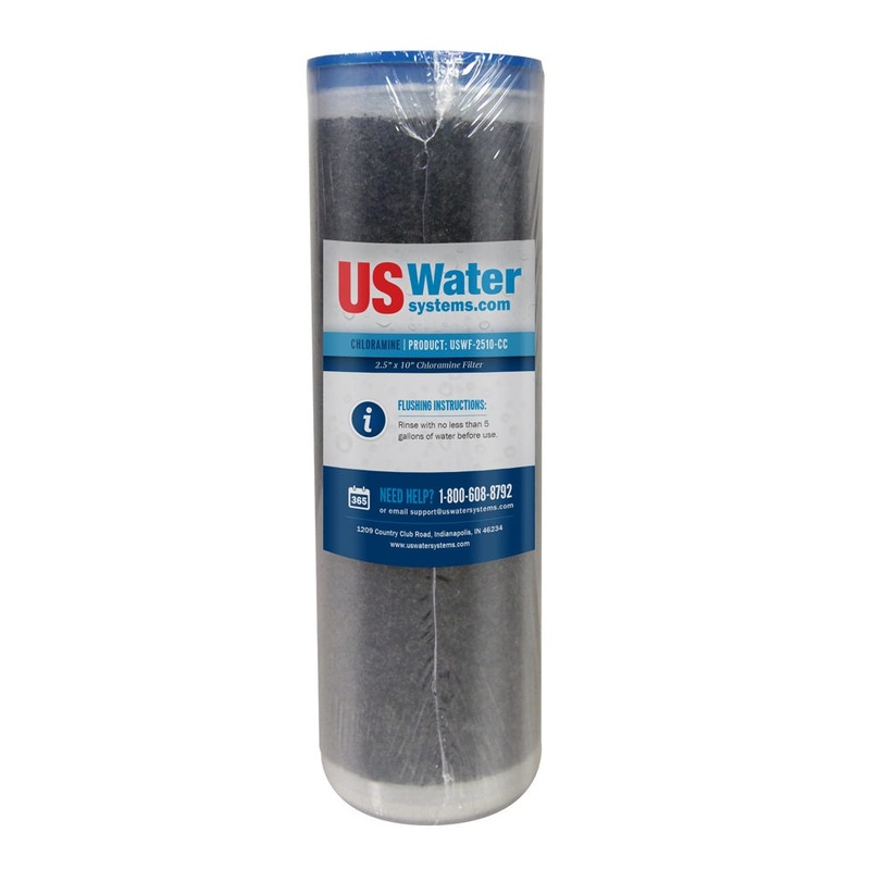 US Water Chloramine Removal Cartridge 2.5 x 10 | USWF-2510-CC