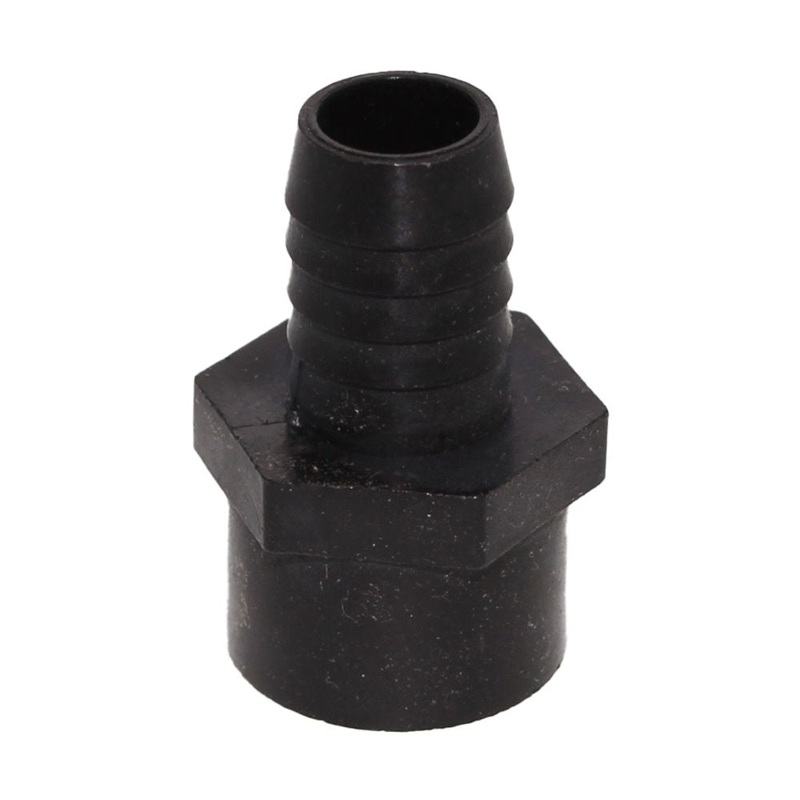 Female Barb Adapter – 5/8 barb x 1/2 FNPT – Black Polypropylene