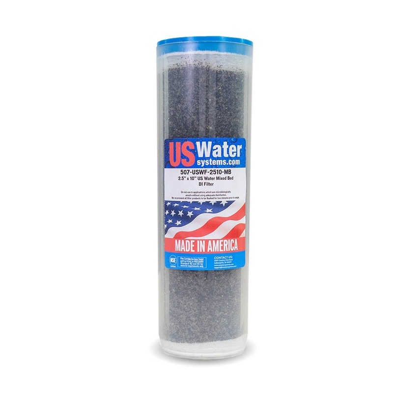 US Water DI Resin Cartridge  2.5 x 10 .3 GPM | USWF-2510-MB