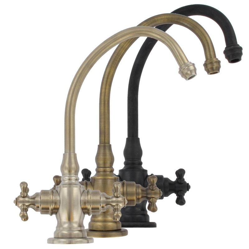 Waterstone Hampton 1250HC Faucets with Cross Handle – Hot/Cold