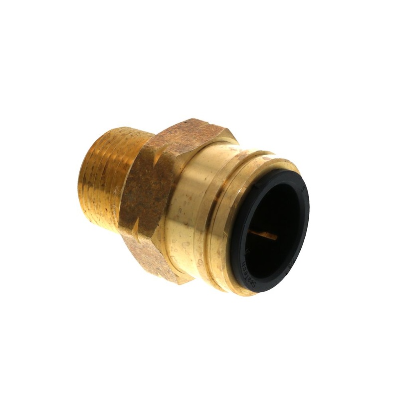 Watts AquaLock/SeaTech – Brass Male Connector – 22mm x 3/4 NPT