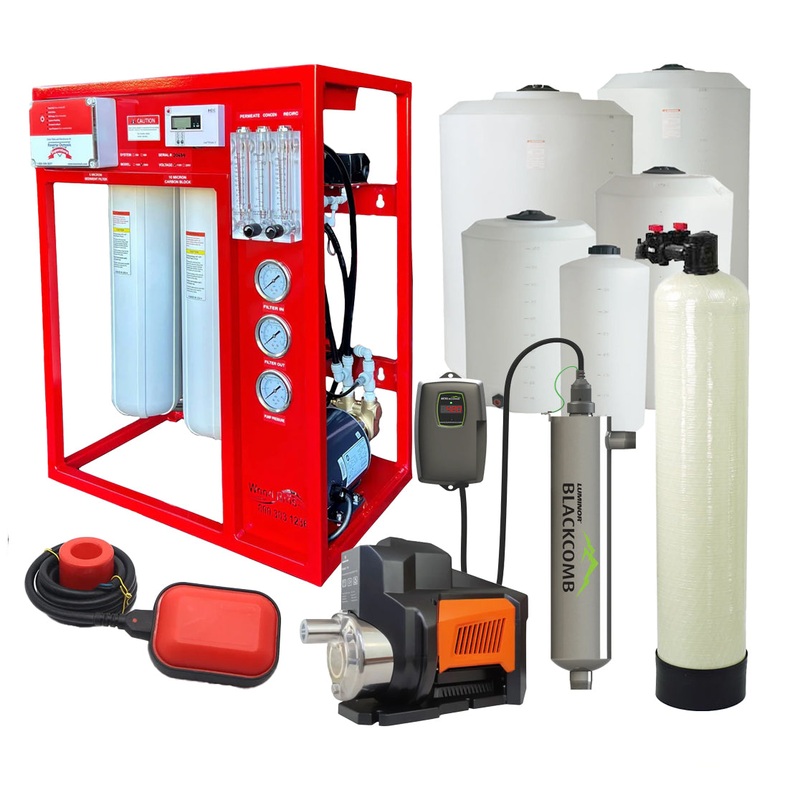 1000 GPD Whole House Reverse Osmosis Water System with Tank and Post Treatment
