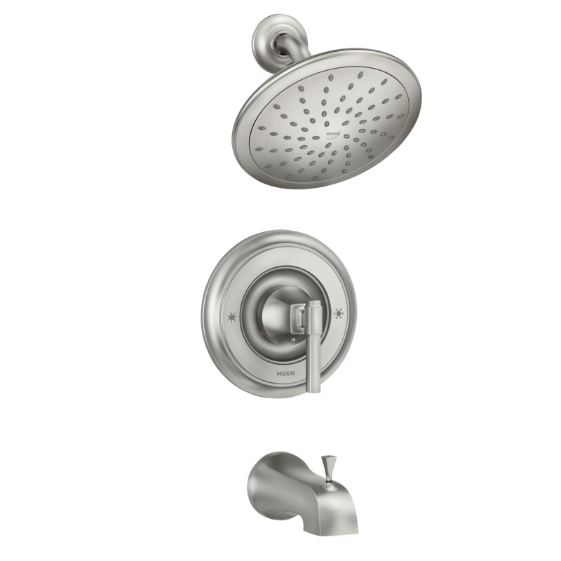 Ayda Posi-temp(r) Tub/shower|Spot Resist Brushed Nickel
