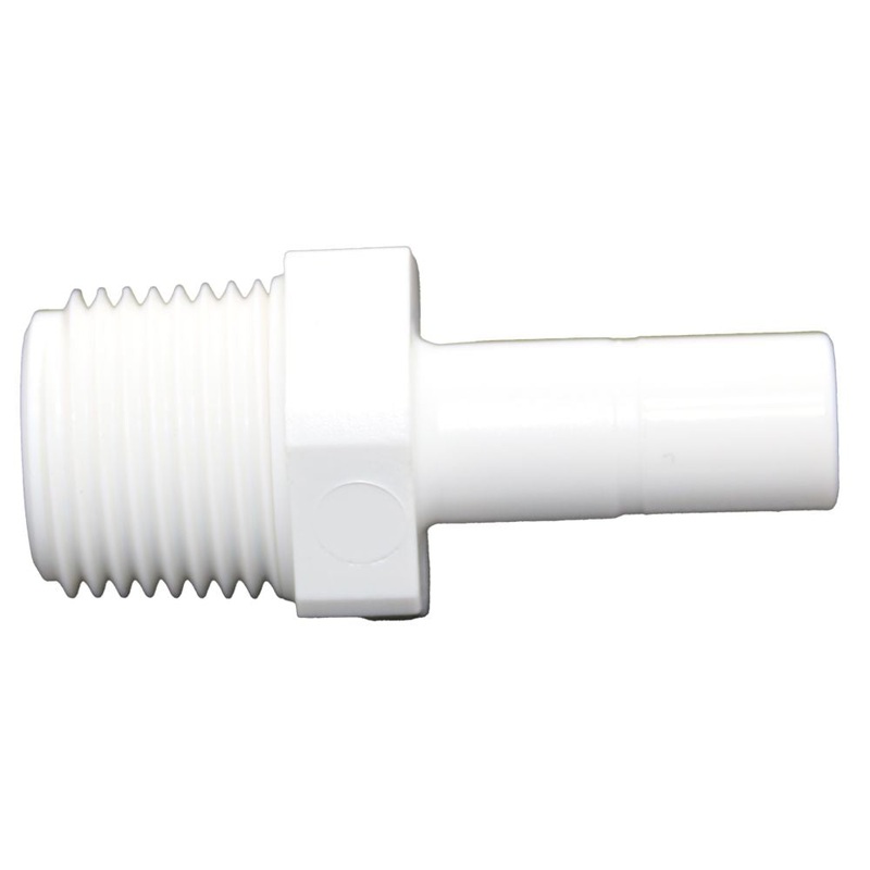 NeoFit – Polypropylene Natural White Stem Adapter 3/8 Stem x 3/8 NPTF