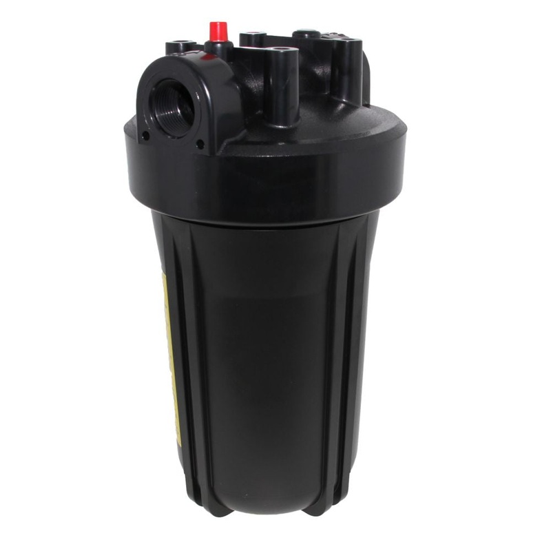 10 Neo-Pure Big Flow Filter Housing Black Cap/Black Sump with Pressure Relief 3/4